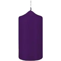 Kopschitz Kerzen Kerzen Stumpenkerzen Klarlack Hochglanz Violett, 150 x 80 mm, 4 Stück