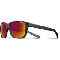 Julbo POWELL J475 Unisex-Sonnenbrille Vollrand Eckig Kunststoff-Gestell, schwarz