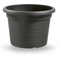 Veca Pflanzgefäß Blumentopf Pflanztopf Kunststoff rund anthrazit Ø 35 x H 24 cm