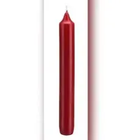 Kopschitz Kerzen Leuchterkerzen Weihnachtsrot Erdbeere 250 x Ø 25 mm, 20 Stück