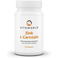 Vitaworld Zink L-Carnosin Kapseln 120 St