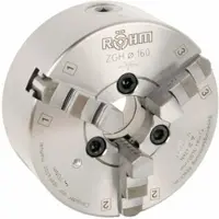 Elmag RÖHM-Dreibacken Drehfutter, DM 160, Kegel 3, DIN 55029, Stahlkörper, Camlock