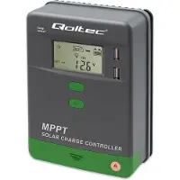 Qoltec Solar-Laderegler MPPT mit Temperatursensor 40A