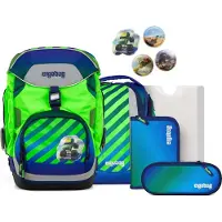 Ergobag pack NEO Edition Schulrucksack-Set, 6-tlg., TruckBär