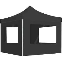 vidaXL Cloris Designermöbel Profi-Partyzelt Faltbar mit Wänden Aluminium 3×3m Anthrazit 2024 Neu