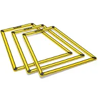 SKLZ 0849102029157, Schritttraining-Hürde, Universal, Schwarz, Gelb