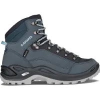 Lowa Trekkingschuhe RENEGADE GTX MID Damen Rauleder Blau Größe: 5