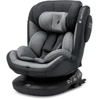 Osann Swift360 S 2 i-Size , drehbarer Kindersitz 76-150 cm, Reboarder mit Isofix und Top-Tether – Universe Grey
