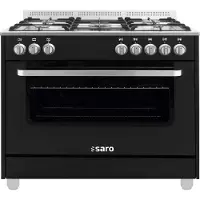 Saro Multifunktionsherd Gas/Elektro Modell TS95C61LNE schwarz