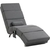 HOMCOM Bodenstuhl, Massagesessel Liegesessel für Zuhause oder Büro