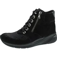 Waldlaufer H-Dilara Schnürstiefel Schwarz in Gr. 41