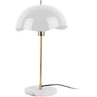 Leitmotiv - Tischleuchte Waved Dome - Weiß - 30x30x56cm Tischlampe - Nachttischlampe, Wohnzimmer, Schlafzimmer