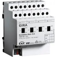 Gira KNX Schaltaktor 4-fach 16A REG mit Handbetätigung, 1 Stk.