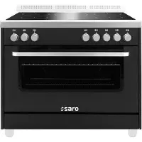 Saro Induktionsherd +Elektrobackofen Ts95Ind61N Schwarz