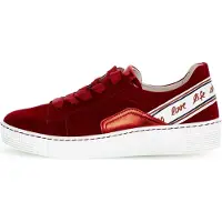 Gabor Jollys Sneaker in Übergrößen Rot 43.331.15 große Damenschuhe, Größe:43