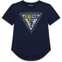 GUESS T-Shirt J6GI13 K6YW4 Dunkelblau Relaxed Fit