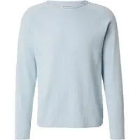 Jack & Jones Strickpullover "JJBREEZE KNIT CREW NECK", Herren, Gr. M, blau (celestial blau), Strick, Obermaterial: 100% Baumwolle, unifarben, regular fit, Rundhals, Pullover Strickpullover