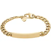 Fossil Ellis Damen Gold-Ton Edelstahl Armband, JF04967710
