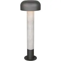 TRIO Lighting Wegeleuchte FRASER, dimmbar, alu / grau / zink, Aluminium, Modern, Außenleuchte