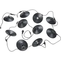 TRIO Lichterketten Chain Schwarz 10 Lichter