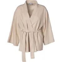 Essenza Mina Uni Natural Linen Kimono short S