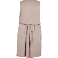Urban Classics Shirtkleid "Damen Ladies Viscose Short Bandeau Dress" 1 Stk. tlg.