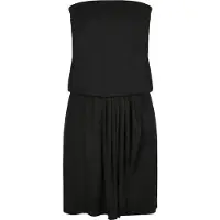 Urban Classics Shirtkleid "Damen Ladies Viscose Short Bandeau Dress" 1 Stk. tlg.