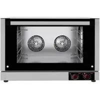 EURAST - Elektro-direkt-konvektionsofen 4 gn 1/1 oder bleche 600x400 - 820x800x560 mm - 6300 W 400/3V - 41135017