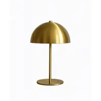 Opviq , Elegante Tischlampe aus Metall, Gold, 39 cm hoch, Ø23 cm, 100 cm Kabel mit Schalter, E27 Fassung, max. 40 W, IP20, ideal für modernes Zuhause & Hotel.