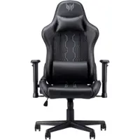 Acer Predator Rift Gaming Chair, OP-ACCESSORIES, RGB light bars, Built-in headset hook, Integrated drink holder, Dual cable cutouts, Functional design