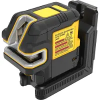 DeWalt Kompakter Linien- und 5-Punkt Kombilaser mit integriertem Li-Ionen-Akku und USB-C Anschluss, grüne Laserlinie