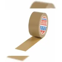 TESA PVC-Klebeband braun, geprägt, 50mm breitx66lfm, 65μ, leise, 4100, 36 Rollen