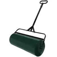 ECD-Germany Rasenwalze 63 L befüllbar, 90 cm breit, Ø30 cm, Stahl Gartenwalze zur Bodenverdichtung