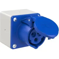 Pce Surface outlet 16A 3p 6h IP44