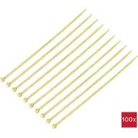 TRU COMPONENTS TC-12523712 Kabelbinder 300 mm 4.8 mm Hellbraun für Hochtemperat