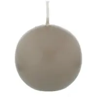 Kopschitz Kerzen Kugelkerzen Portobello Nougat, Ø 80 mm, 6 Stück, dt. Kerzen in RAL Kerzenqualität, Kein rußen und tropfen