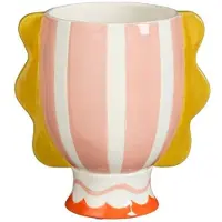 Mica Decorations Vase ¦ rosa/pink ¦ Dolomite ¦ Maße (cm): B: 19 H: 19,5 T: 15.0