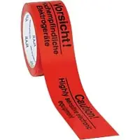 RAJA Signalklebeband Rot 50 mm (B) x 66 m (L) PP (Polypropylen) 6 Stück