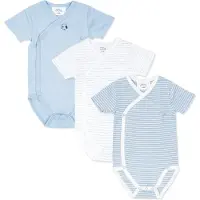 Stellou & Friends Wickelbody-Set kurzarm 3tlg. in hellblau | Gr.: 50/56
