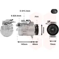 VAN WEZEL Kompressor, Klimaanlage 0600K317