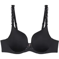 Triumph Bügel-BH "Wild Azalea Florale WP", Damen, Gr. 70, Cup G, schwarz, Microtouch, Obermaterial: 56% Polyester, 28% Polyamid, 16% Elasthan, BHs Bügel-BH, mit Stickerei