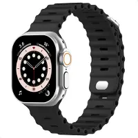 Accezz Ocean Armband für die Apple Watch | 44/45/46/49 mm – Schwarz