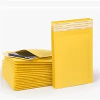 Espírito rebelde 100 Luftpolsterumschläge Gelb 18x26 cm | Sicherer Versand | Versandtaschen für Vinted & Co.