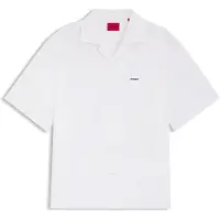 HUGO Hemd Espino 50560580 Weiß Oversize