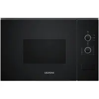 Siemens iQ300 BF520LMA1 Mikrowellenherd Schwarz Einbau nur 20 L 800 W