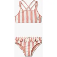 Liewood Belle Bikini, Coral Blush/Creme de la Creme Stripe, 98
