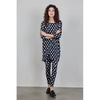 DIDI Basic Legging In Black With Coral Cove Print Größe: 34 | Sport-Leggings Outlet | Damen | Schwarz