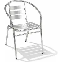 Mojawo Aluminium Bistrostuhl Stapelstuhl Gartenstuhl Modern stabil wetterfest