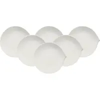 Villeroy & Boch Speiseteller "Speiseteller Flow ø 27 cm 6er Set weiß"