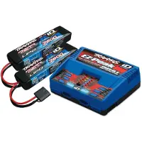 Traxxas Ladegerät LIVE EZ-Peak Plus 2971G + 2x 4S Lipo 6700 mAh 2890X EU-Version / 8S X-Maxx Ergänzungs-Paket